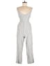 Lulus 100% Rayon Stripes Gray Jumpsuit Size M - photo 1