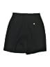 Haley 100% Polyester Solid Black Shorts Size 10 - photo 2
