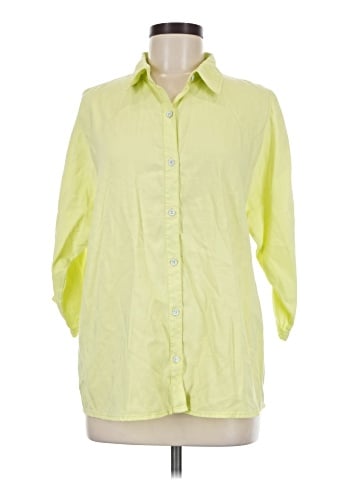 Coldwater Creek 3/4 Sleeve Button-Down Shirt (view 1)