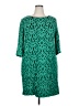 Perceptions Print Green Casual Dress Size 20 - photo 1