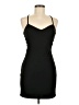 Speechless Solid Black Cocktail Dress Size 7 - photo 1