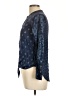 Johnny Was 100% Rayon Blue Long Sleeve Blouse Size L (estimated) - photo 5