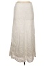 Assorted Brands 100% Linen Solid Ivory Formal Skirt Size 8 - photo 1