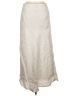 Assorted Brands 100% Linen Solid Ivory Formal Skirt Size 8 - photo 2