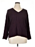 Adrianna Papell Burgundy Pullover Sweater Size 1X - photo 1