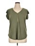 Green Envelope Green Short Sleeve Top Size XL - photo 1