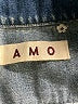 AMO 100% Cotton Blue Denim Jacket Size M - photo 6
