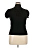 August Silk Black Turtleneck Sweater Size XL - photo 1