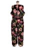 Thalia Sodi 100% Polyester Black Green Jumpsuit Size XXL - photo 2