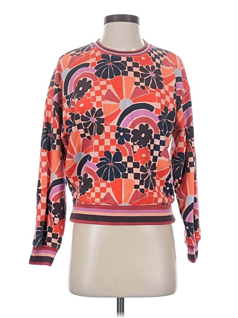 Pre-owned Marine Layer Pullover Sweater In Orange