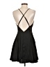 Lulus 100% Polyester Solid Black Cocktail Dress Size S - photo 2