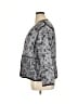 Chico's Design 100% Silk Print Gray Jacket Size XL (3) - photo 5