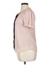 Monteau 100% Polyester Pink Short Sleeve Blouse Size XL - photo 5