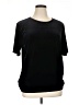 Worthington Black Short Sleeve Top Size 1X - photo 1