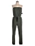 Derek Heart Solid Green Jumpsuit Size L - photo 1
