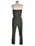 Derek Heart Solid Green Jumpsuit Size L - photo 2