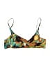 Out From Under Print Green Swimsuit Top Size L - photo 2