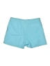 Fashion Bug 100% Cotton Solid Blue Shorts Size 14 - photo 2