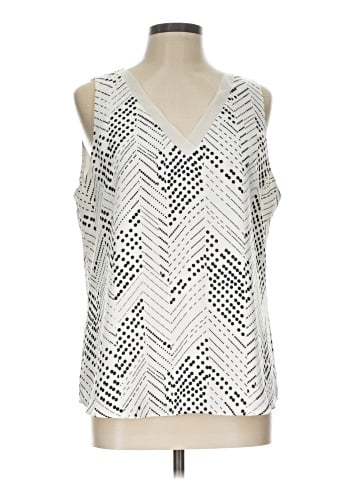 White House Black Market Sleeveless Blouse (view 1)