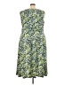 North Style Print Green Casual Dress Size 24 - photo 2