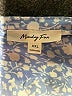Monday Fun 100% Polyester Blue 3/4 Sleeve Blouse Size XXL - photo 7