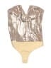Lulus 100% Polyester Gold Bodysuit Size M - photo 1