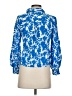 By Design 100% Rayon Blue 3/4 Sleeve Blouse Size S - photo 2