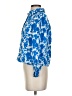 By Design 100% Rayon Blue 3/4 Sleeve Blouse Size S - photo 5