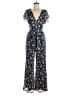 Fate Floral Blue Jumpsuit Size M - photo 1