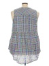 Torrid 100% Rayon Blue Sleeveless Blouse Size 4X Plus (4) - photo 2