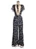 Fate Floral Blue Jumpsuit Size M - photo 2