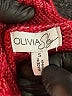 Olivia Sky Red Pullover Sweater Size S - photo 7