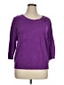 Chaus Purple Pullover Sweater Size 1X - photo 1