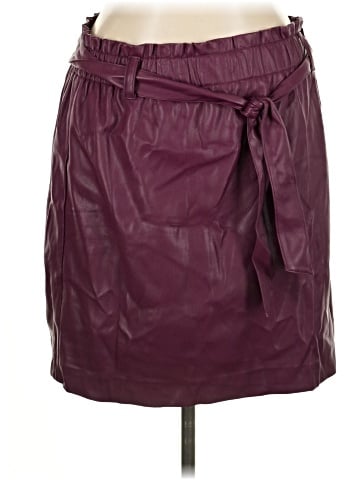 Ann Taylor LOFT Outlet Faux Leather Skirt (view 1)