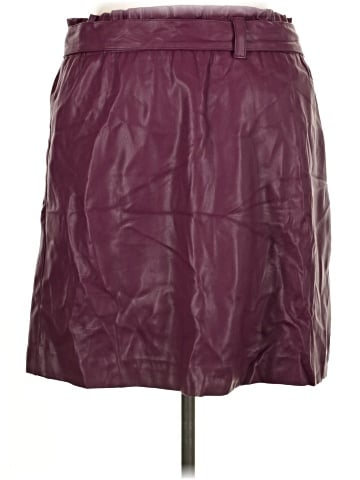 Ann Taylor LOFT Outlet Faux Leather Skirt (view 2)