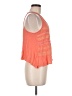 Rewind 100% Rayon Orange Sleeveless Top Size M - photo 4