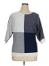 Chico's Color Block Blue Pullover Sweater Size XL (3) - photo 1