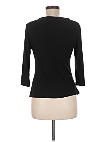Allegra K 3/4 Sleeve T-Shirt (view 2)