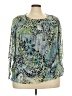 DressBarn 100% Polyester Green 3/4 Sleeve Blouse Size 18 - photo 1