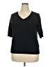 Ella Moss Black Pullover Sweater Size XXL - photo 1