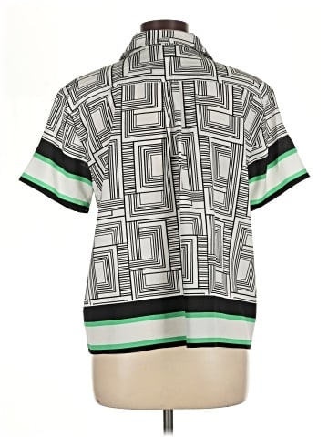 Karl Lagerfeld Paris Short Sleeve Blouse (view 2)