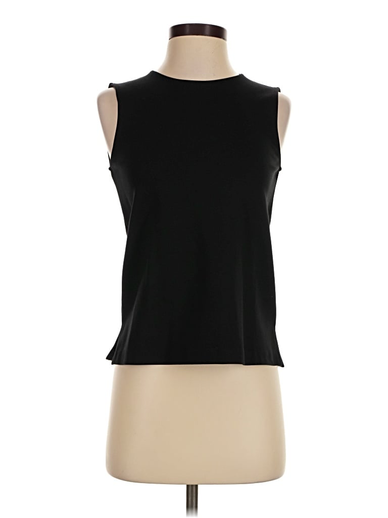 Pre-owned Jcrew Sleeveless Top Black High Neck Tops