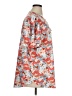 Unbranded Floral Orange Short Sleeve Blouse Size XL - photo 4