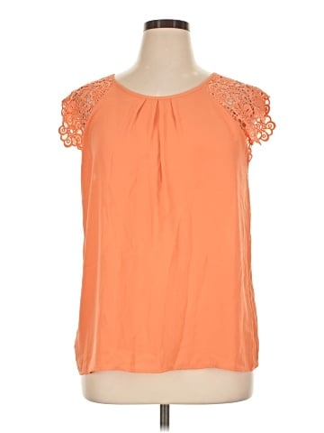 Ann Taylor LOFT Outlet Short Sleeve Blouse (view 1)