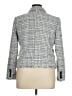 White House Black Market 100% Polyester Houndstooth Gray Blazer Size 14 - photo 2
