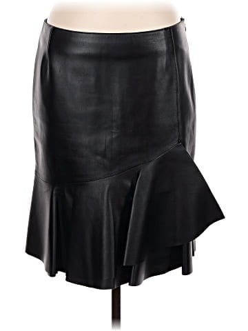 Akris Punto Leather Skirt (view 1)