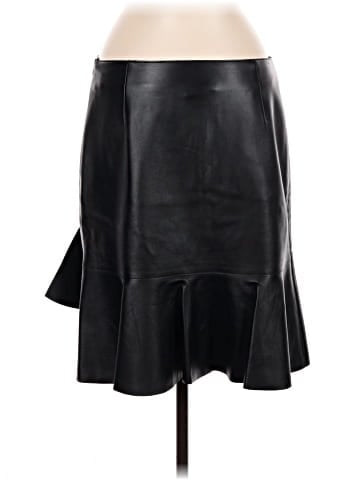 Akris Punto Leather Skirt (view 2)
