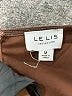 Le Lis 100% Polyester Brown Long Sleeve Blouse Size M - photo 3