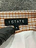1.State Houndstooth Brown Casual Skirt Size 4 - photo 4