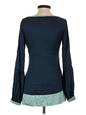 Arden B. Long Sleeve Silk Top (view 2)